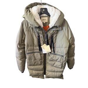 NWT OROLAY Sherpa Hood Lined Jacket